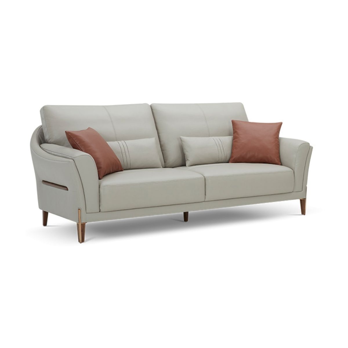 Bộ ghế sofa bọc da bò Mavidone 8159