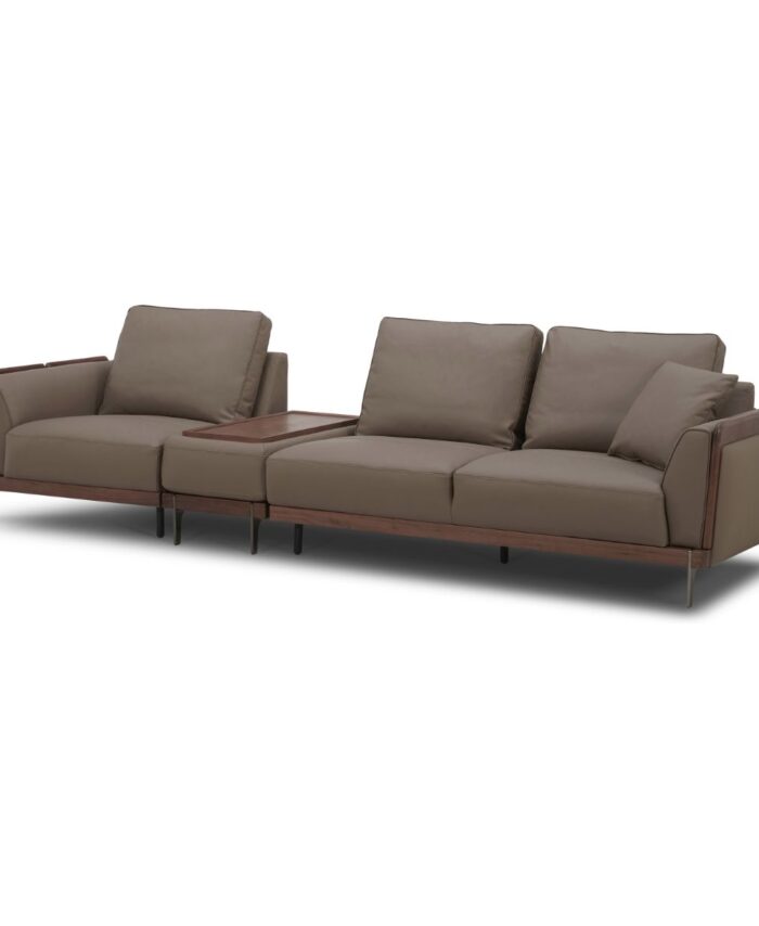 Bộ ghế sofa bọc da bò Mavidone 8216