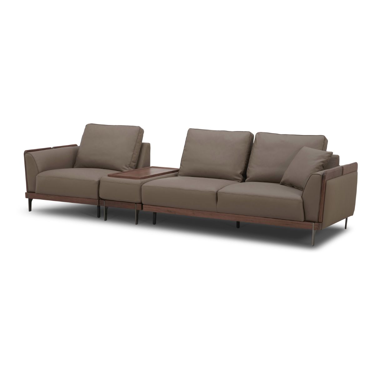 Bộ ghế sofa bọc da bò Mavidone 8216