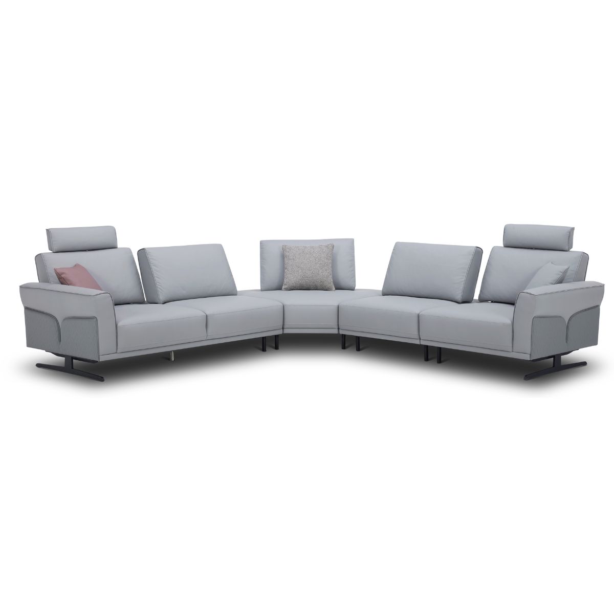Bộ ghế sofa bọc da bò Mavidone 9613