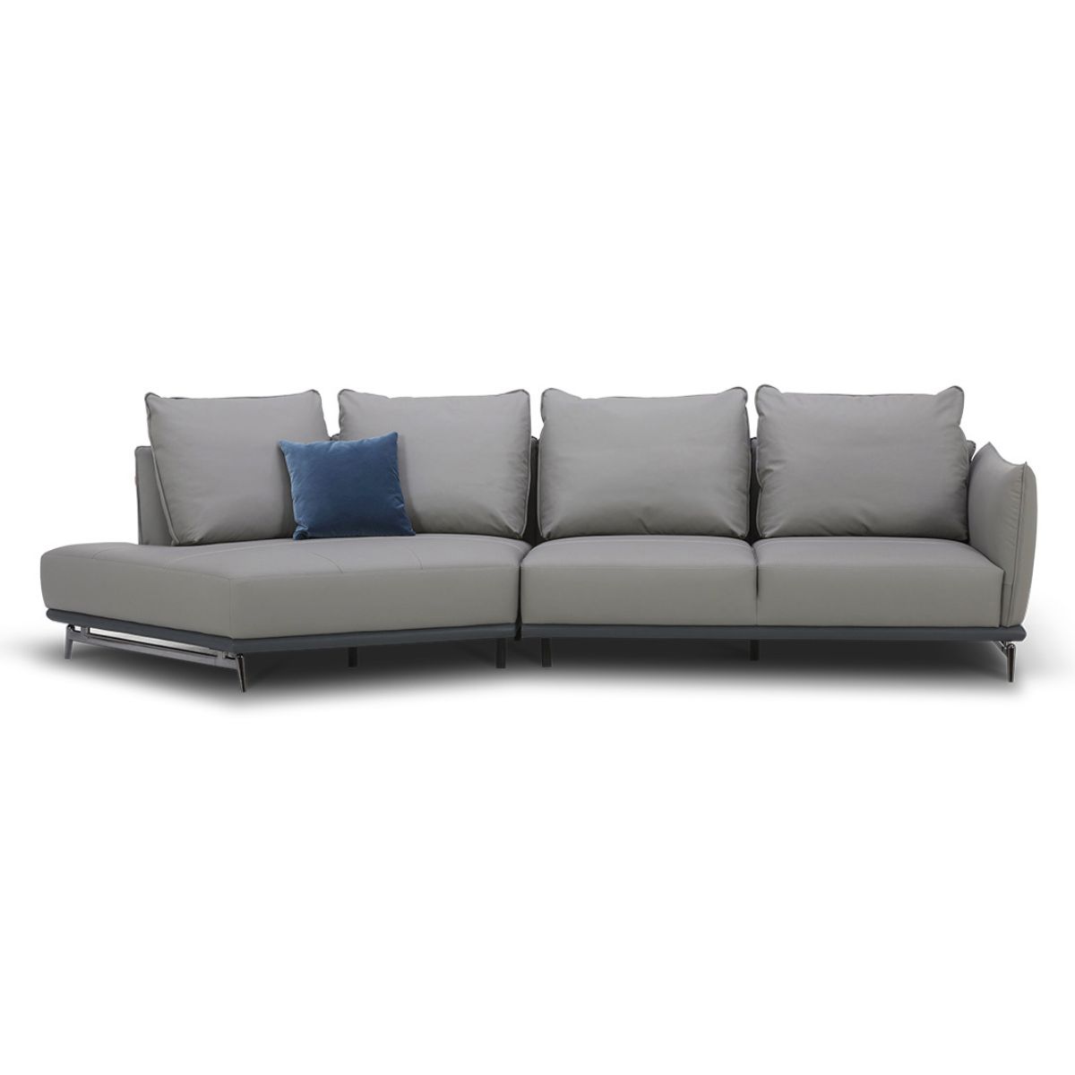Bộ ghế sofa bọc da bò Mavidone 9616