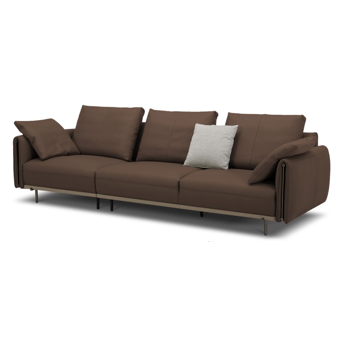 Bộ ghế sofa bọc da bò Mavidone 9636