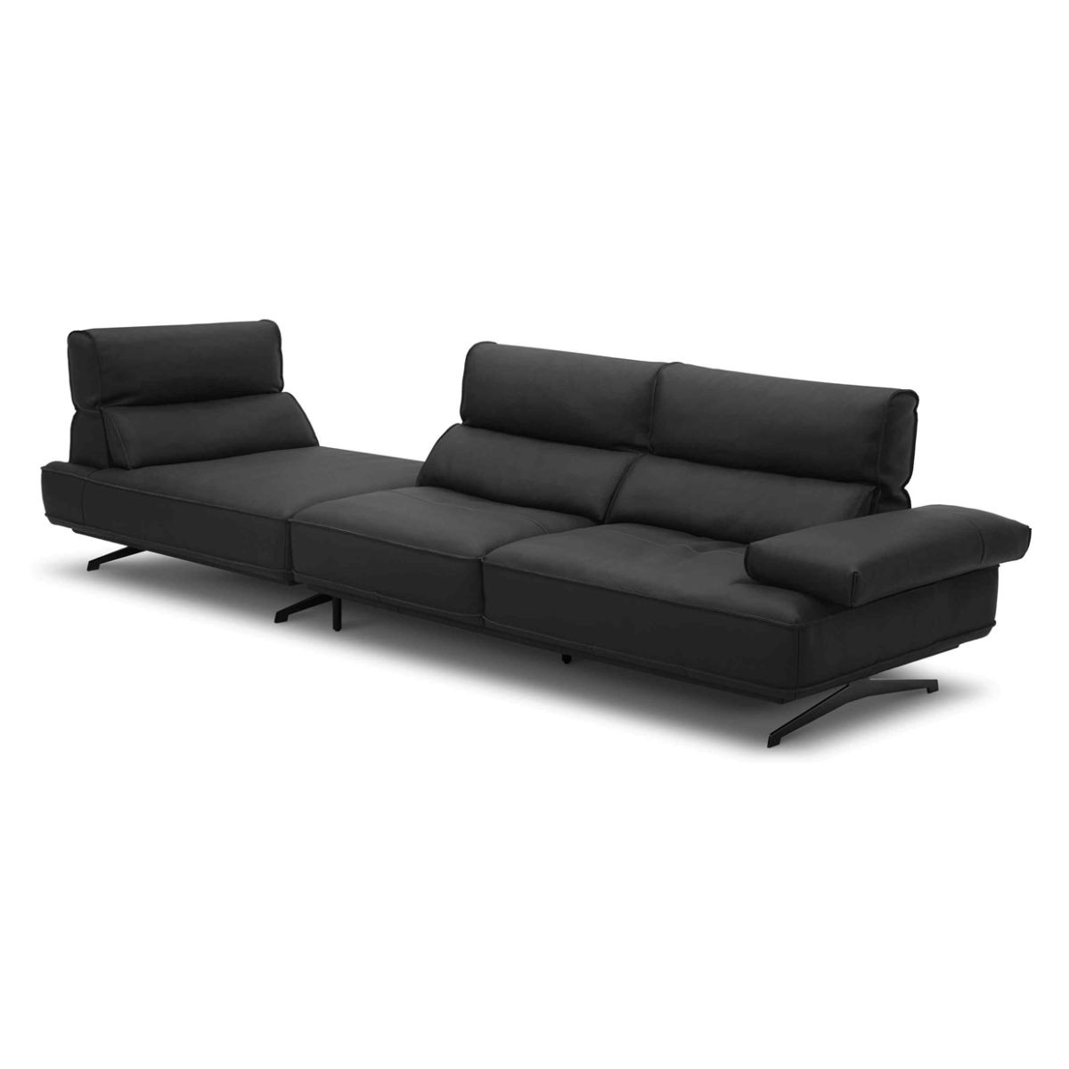 Bộ ghế sofa bọc da bò Mavidone 9659