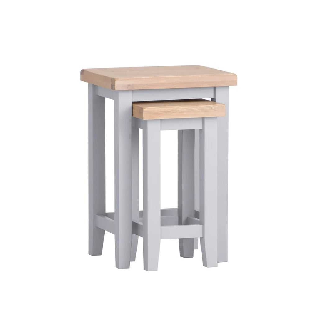 BỘ 2 BÀN SIDE TABLE EATON MÀU XÁM